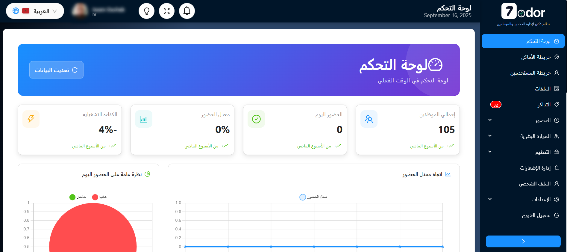 RTL Language Screenshot